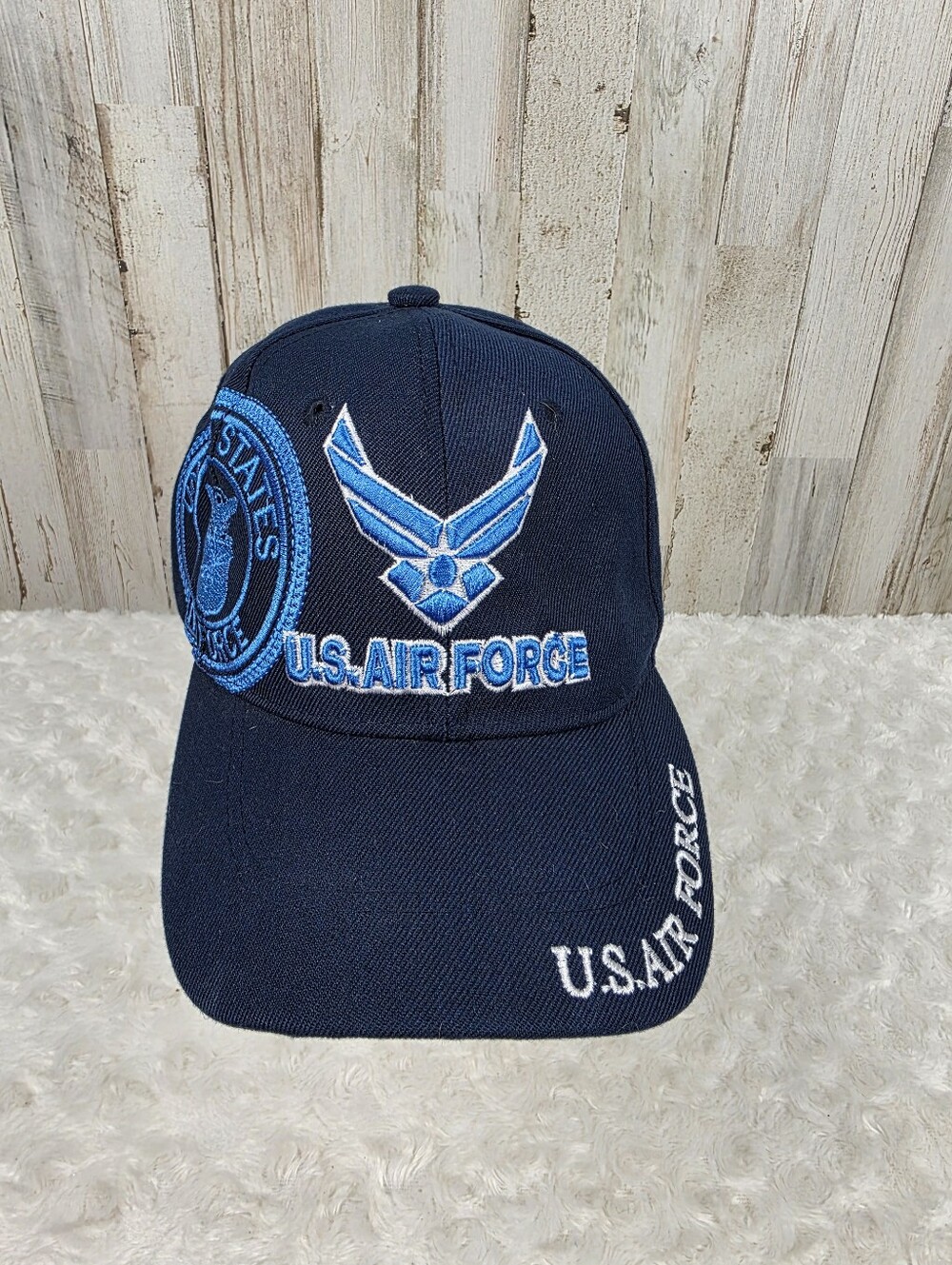 Licensed U.S. Air Force Deluxe Cap Navy OSFA